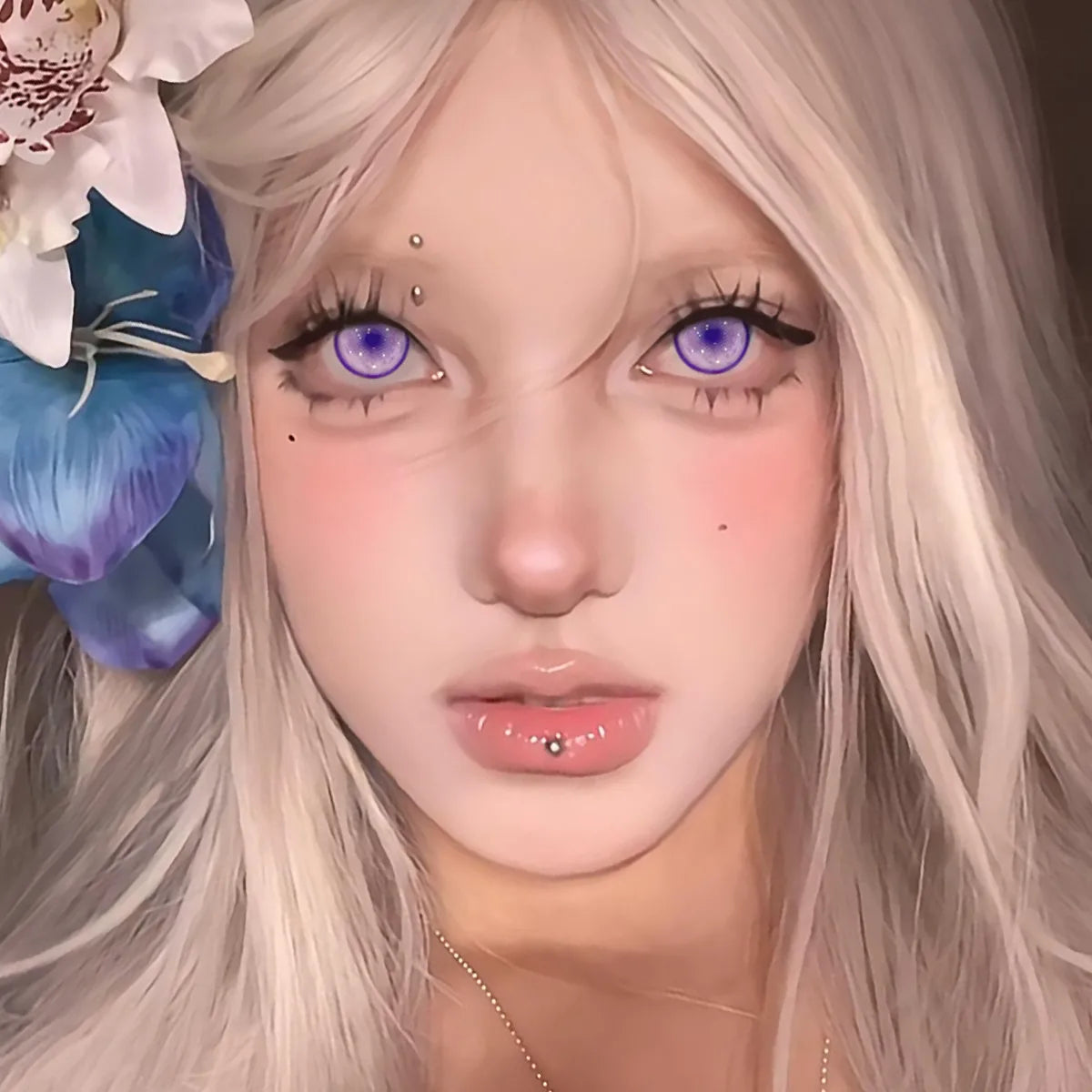 Eyes Color Contacts Colored Contact Lenses Lens Cos Prescription Myopia Cosplay Anime Party 2Pcs Daily