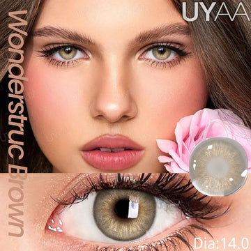 NEW Colored Contact Lenses Cosmetics Brown Contact Lenses Natural Contact Lenses Makeup Green Lens High Quality Soft Lens
