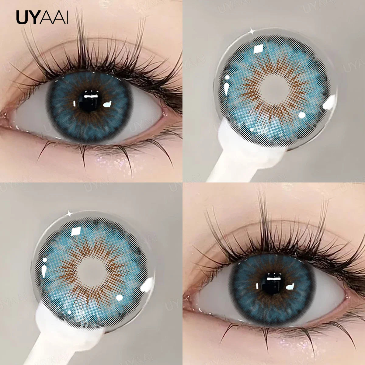 1 Pair Cleopatra Pupils Lens Yearly  For Eyes Blue Green Contact LensNatural Len Colorcon High Quality Lense