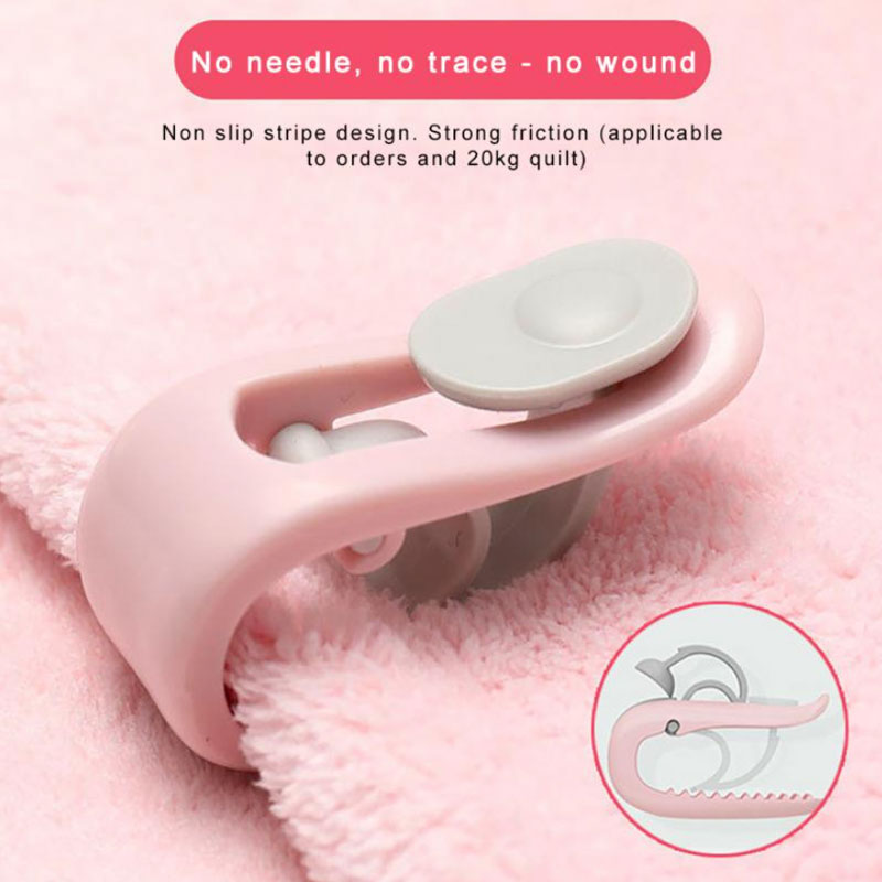 6Pcs/Set Quilt Non-Slip Fixing Clip Blanket Clip Duvet Sheet Fixer Anti-run Bed Sheet Quilt Fastener Sleep Anti-runing Device