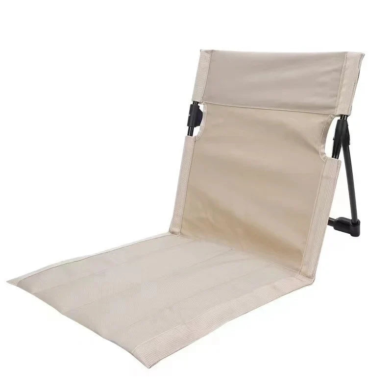 Ultra-Light Folding Camping Chair with Backrest,Outdoors Relaxing Floor Seat for SwimmingPool Beach Lawn Picnic Road Trips