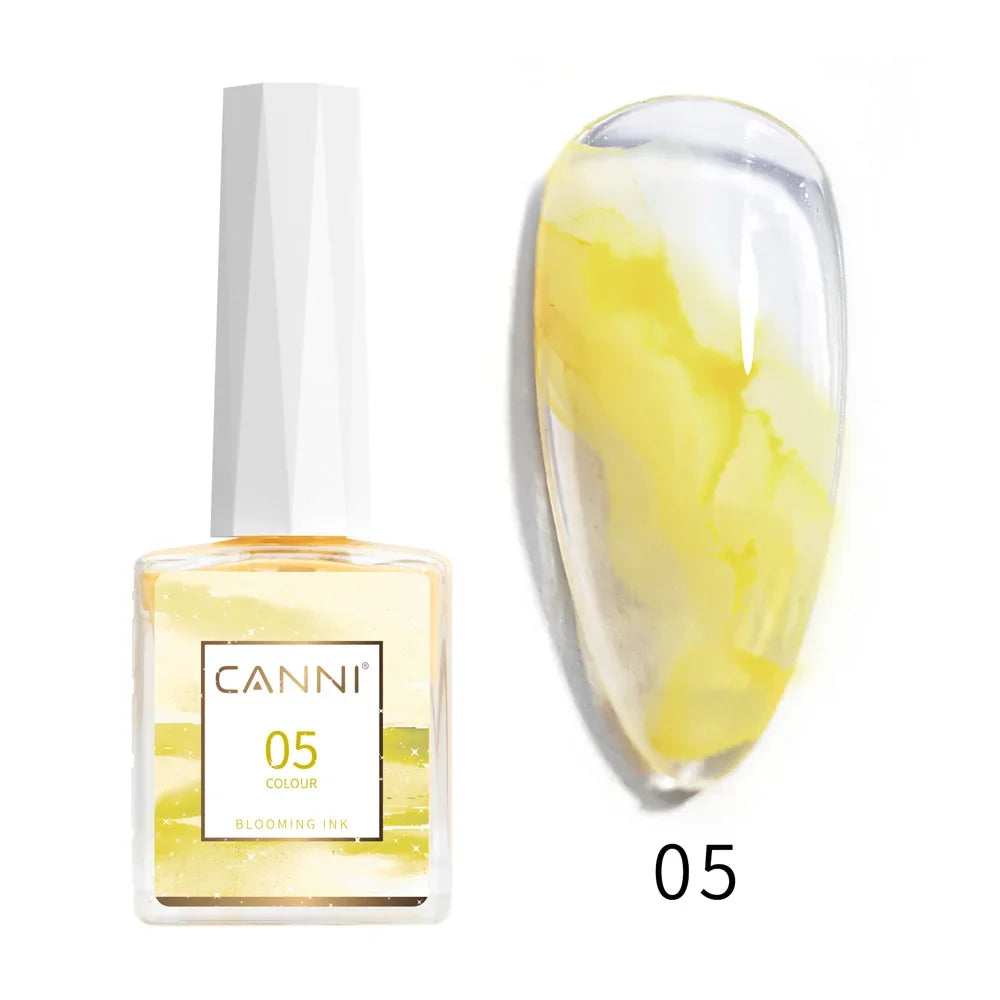 9ml Blooming Nail Polish Air Dry Watercolor Marble Gel Nail Liquid Venalisa Smoke Bubble Varnish Gradient Painting Ink