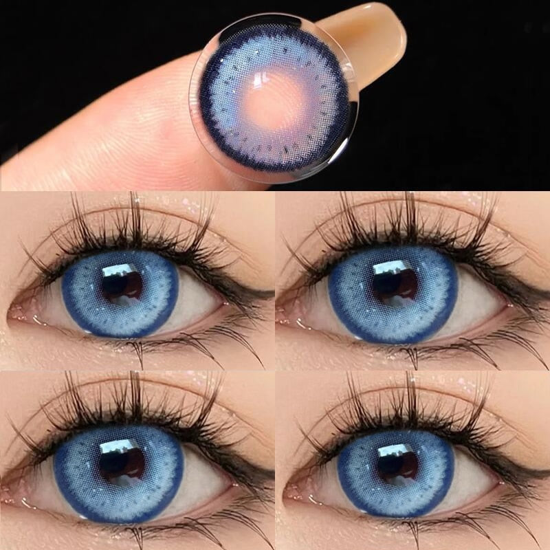 2Pcs/Pair Myopia Colored Contact Lenses For Eyes Color Lens With Diopters Pupils Eye Contacts Lenses Free Shipping Offers