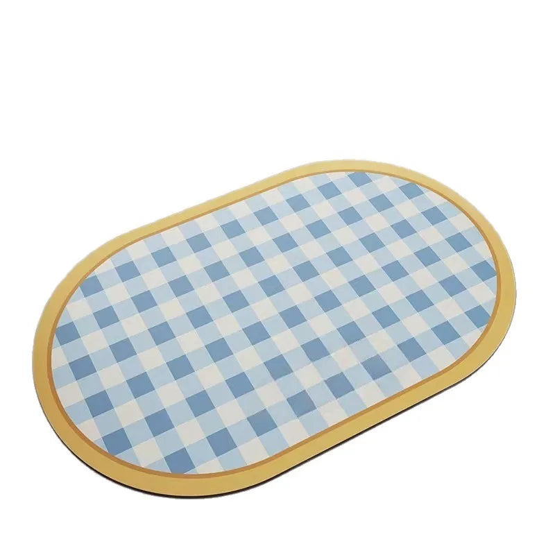 Dopamine Diatom Mud Bathroom Floor Mat Carpet Toilet Door Absorbent Quick Drying Anti Slip Foot Mat Kitchen Door Mat