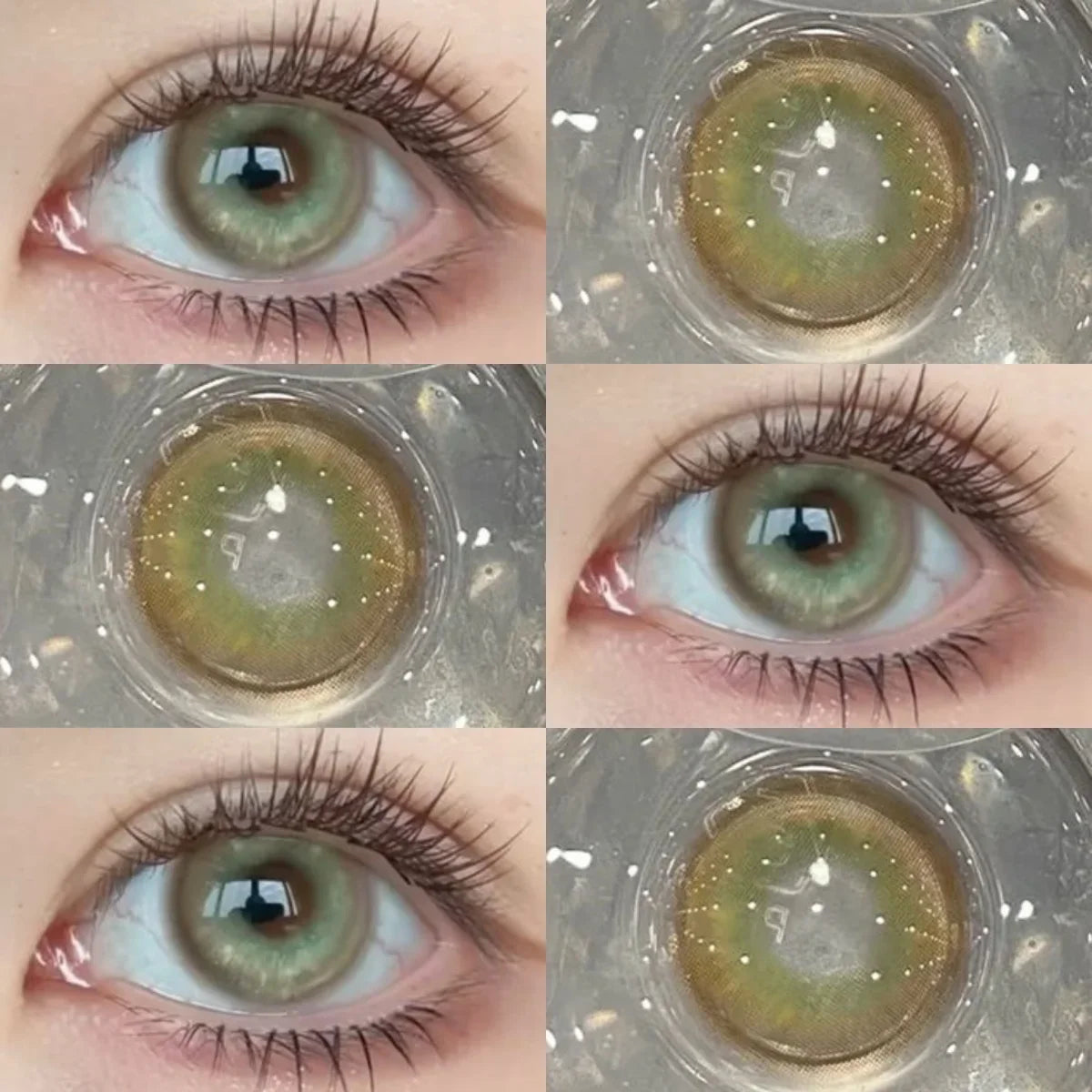 14.2mm 6 Months Disposable Colored Contact Lenses for Daily Dating Soft Lens Eye Beauty Makeup Contacts
