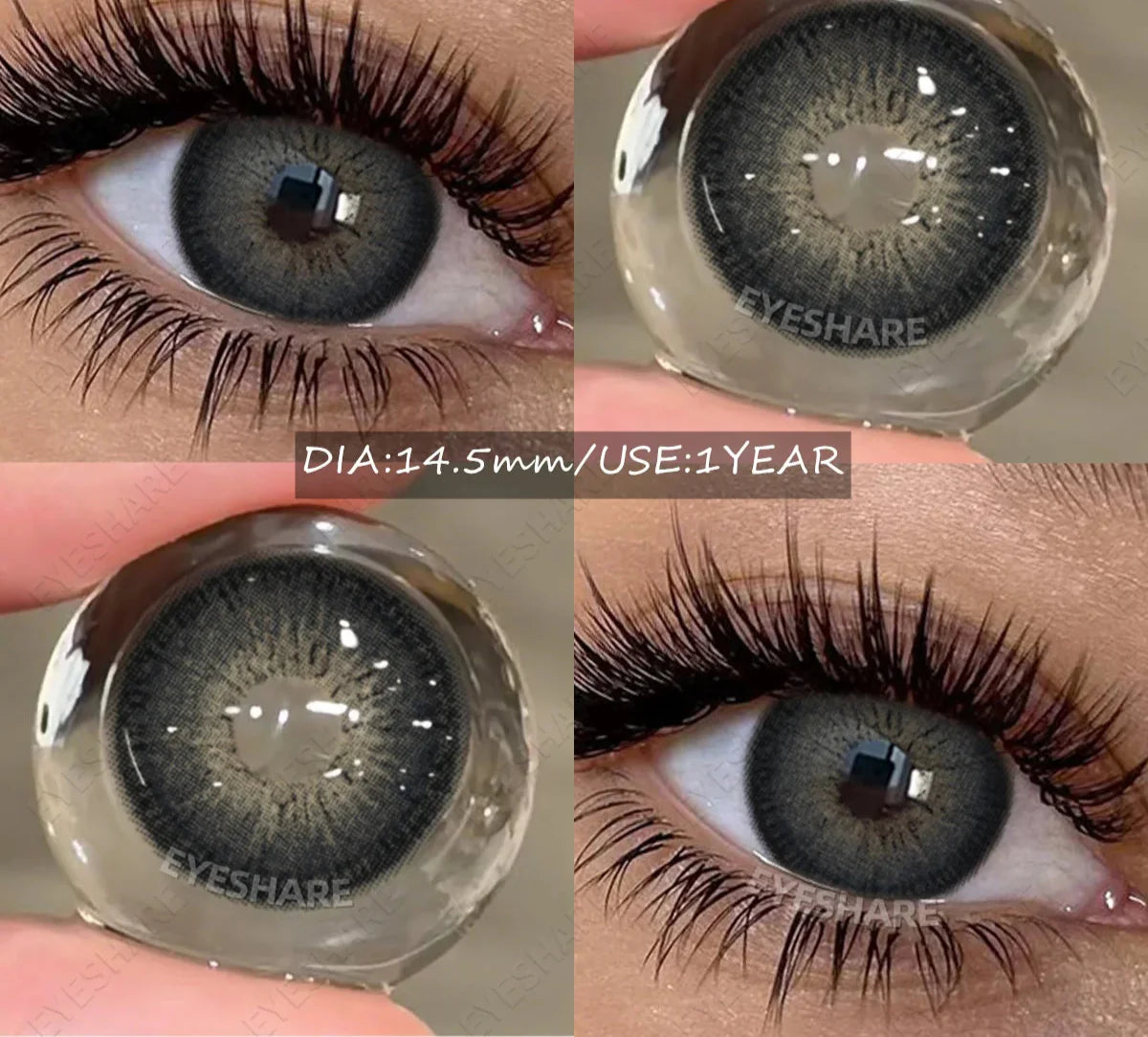 Natural Colored Contact Lens Brown Eyes Makeup Lenses Blue Color Lens Green Eyes Contacts Gray Beautiful Pupil Yearly