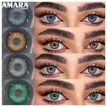 Norway Blue Contact Lenses Color Contacts for Eyes Brown Eye Lenses Gray Lenses Yearly Cosmetic Makeup Eye Contacts Yearly