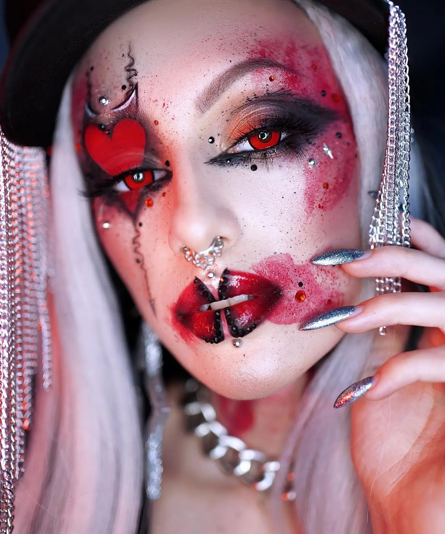 Red Cosplay Contact Lenses for Eyes Halloween Lenses Anime Lense Lenses Anime Accessories 2PCS