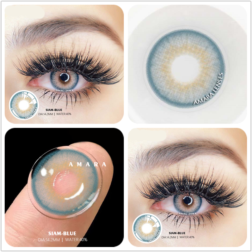1 Pair Color Contact Lenses for Eyes Natural Brown Lenses Beauty Fashion Monet lense Blue Lenses Green Eye Contact