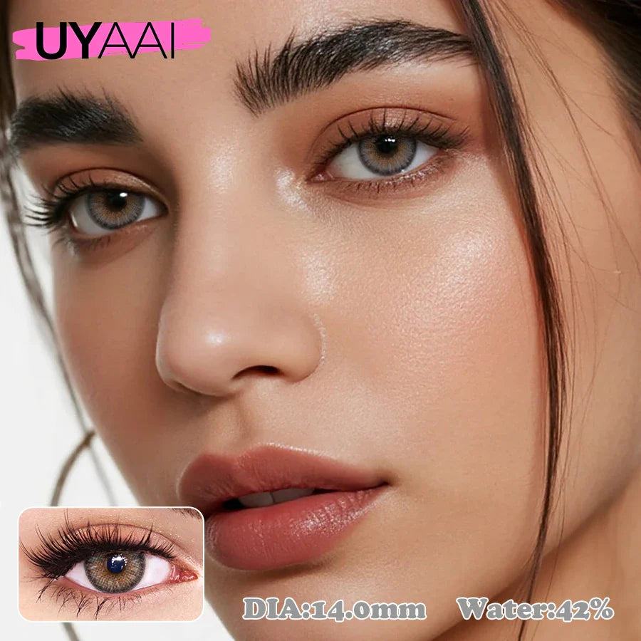 NEW Colored Contact Lenses Natual Pupils Gray Contacts Lenses Green Pupils Women Makeup Blue Pupils Cosmetic Black Lenses