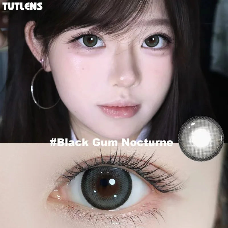 Mixed Tricolor Half-Year Colored Soft Contact Lenses 2 Pack
