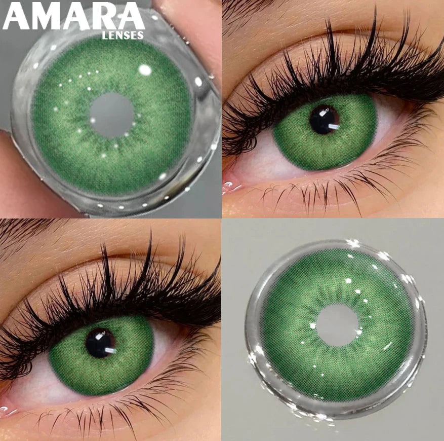 1 Pair Black Color Contact Lenses for Eyes 14.5mm Fashion Contact Lenses Brown Natural Contact Lenses Gray Soft Lens