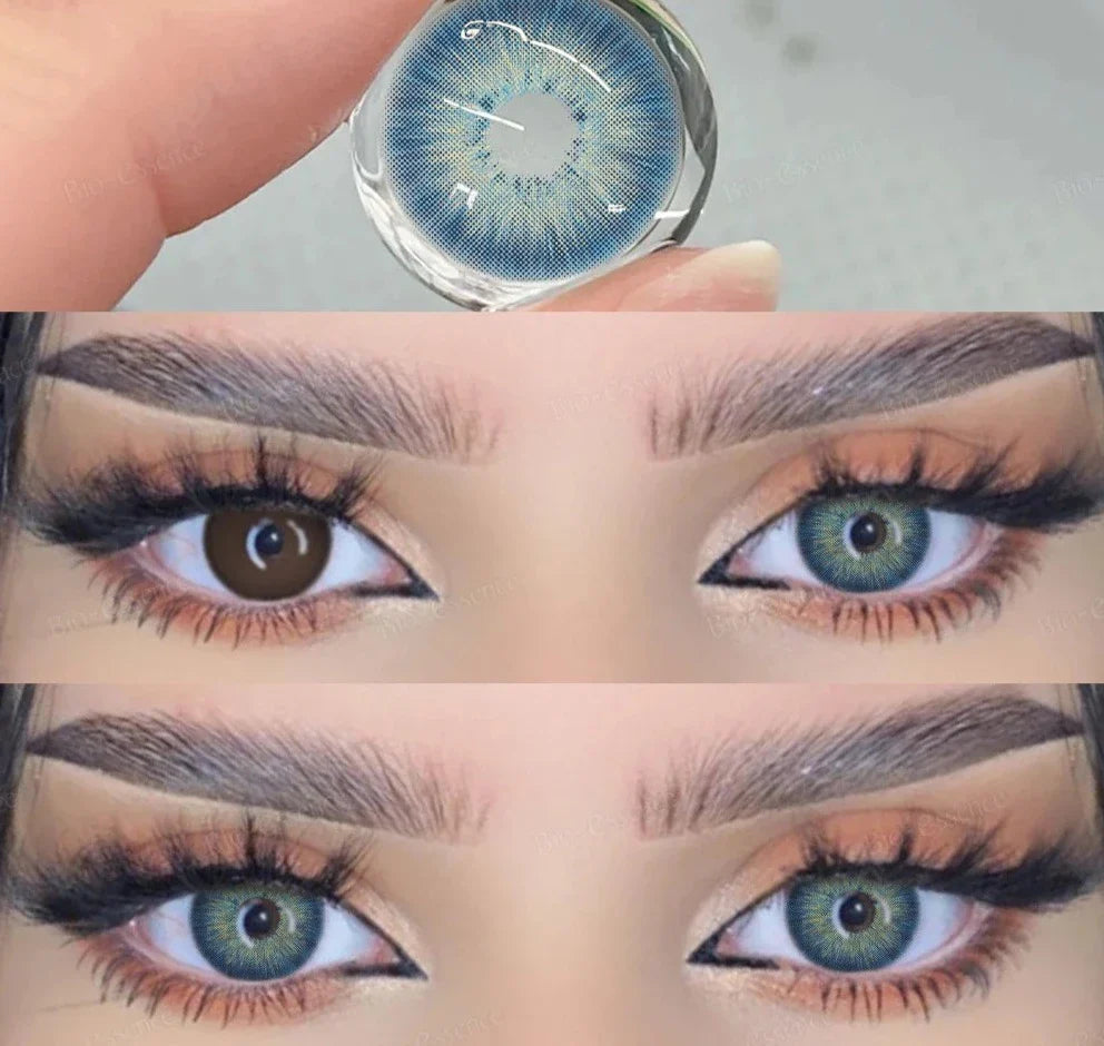 1 Pair Colored Contact Lenses for Eyes Lenses Wolf Grey Contact Lenses High Quality Natural Contact Lenses