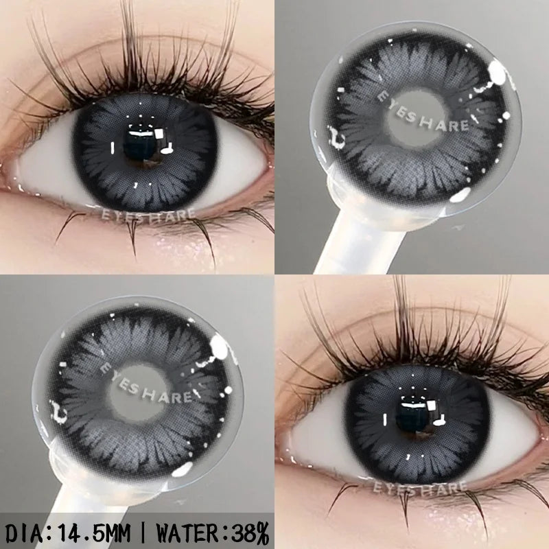1 Pair Purple Lenses for Eyes Color Contacts Lens Anime Pink Lenses Blue Pupils for Eyes Y2K Lenses for Natural Eyes