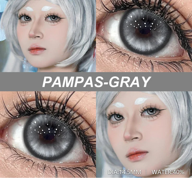 Contact Lenses 1 Pair Purple Lenses Cosplay Green Colored Lenses Anime Blue Lens Halloween Colorful Makeup Eye Cosmetic