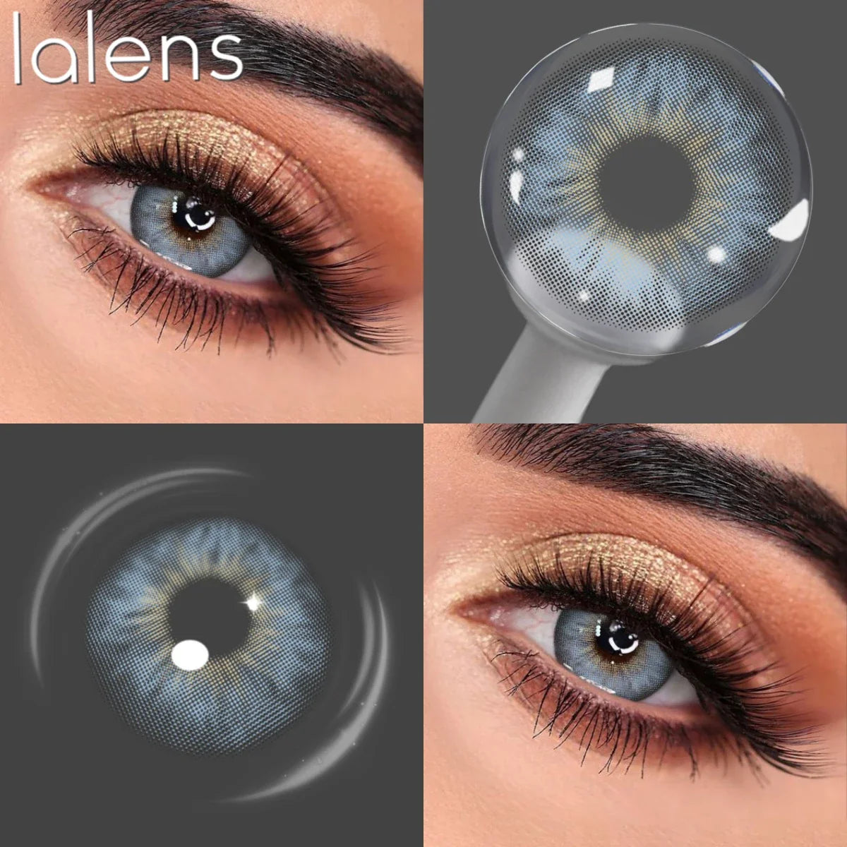 14.2mm Prescription Colored Eye Contacts 6 Months Disposable Natural Soft Lenses for Daily Wear