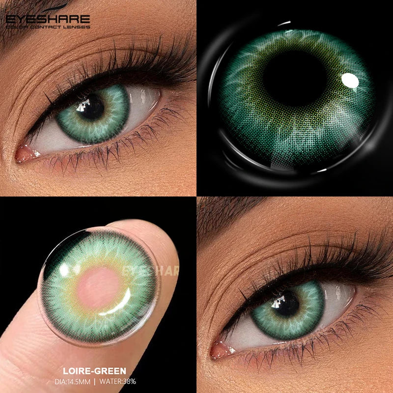 1pair Brown Color Contact Lenses Gray Fashion Lenses Brown Colored Lens Gray Beauty Pupils purple Softlenses eye makeup
