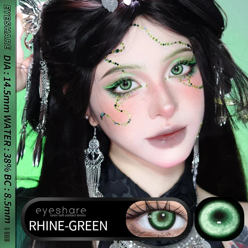 Contact Lenses 14.5mm 1Pair for Anime accessories for eyes Cosplay Color contact Lenses Halloween Eye Contacts yearly use