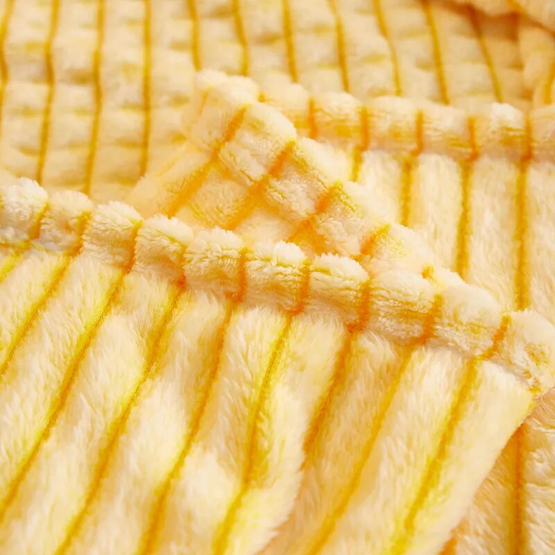 Blanket for Bed Sofa, Milk Flannel Warm Soft Winter Blankets And Throws Thick Wool Fleece Throw Bedspread Same Size