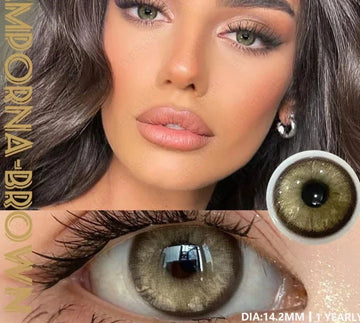 1Pair Color Contact Lenses for Eyes Blue Color Lenses Natural Gray Pupils for Eyes Green Lenses Brown Contacts Yearly