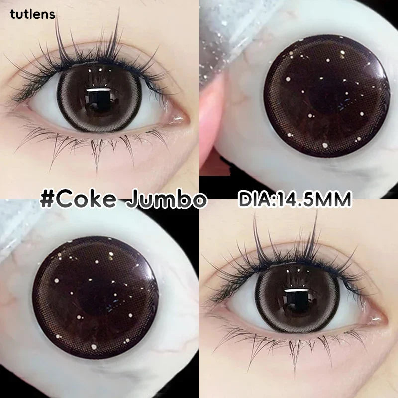 Fashion Mixed Color Half-Yearly Cosmetic Contact Lenses 2 Pieces