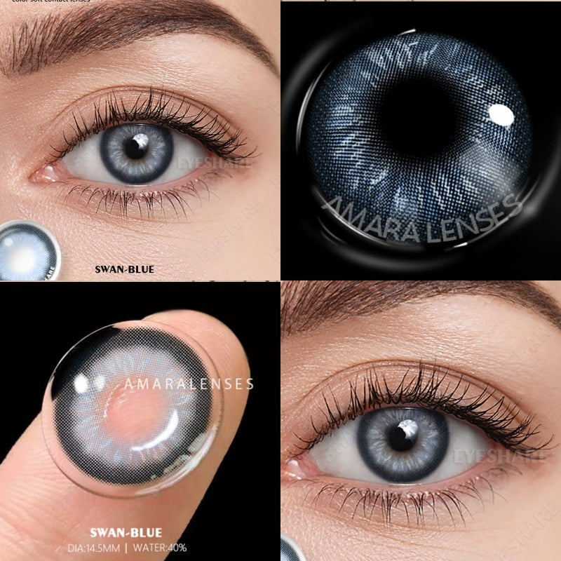 Natural Color Lens Eyes 2pcs Color Contact Lenses For Eyes Beauty Contact Lenses Eye Cosmetic Color Lens Eyes