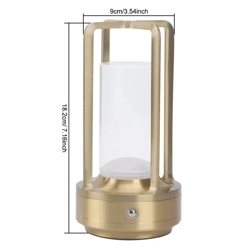LED Night Light USB Charging Table Lamp Touch Control  Ambient Light for Bedroom Living Room Cafe Hotel Home Decor Gift
