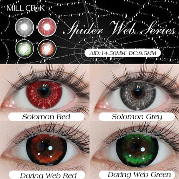 New 1pair Cosplay Colored Contact Lenses Myopia Pink Color Contacts with Power 6-12 Months  Halloween Anime