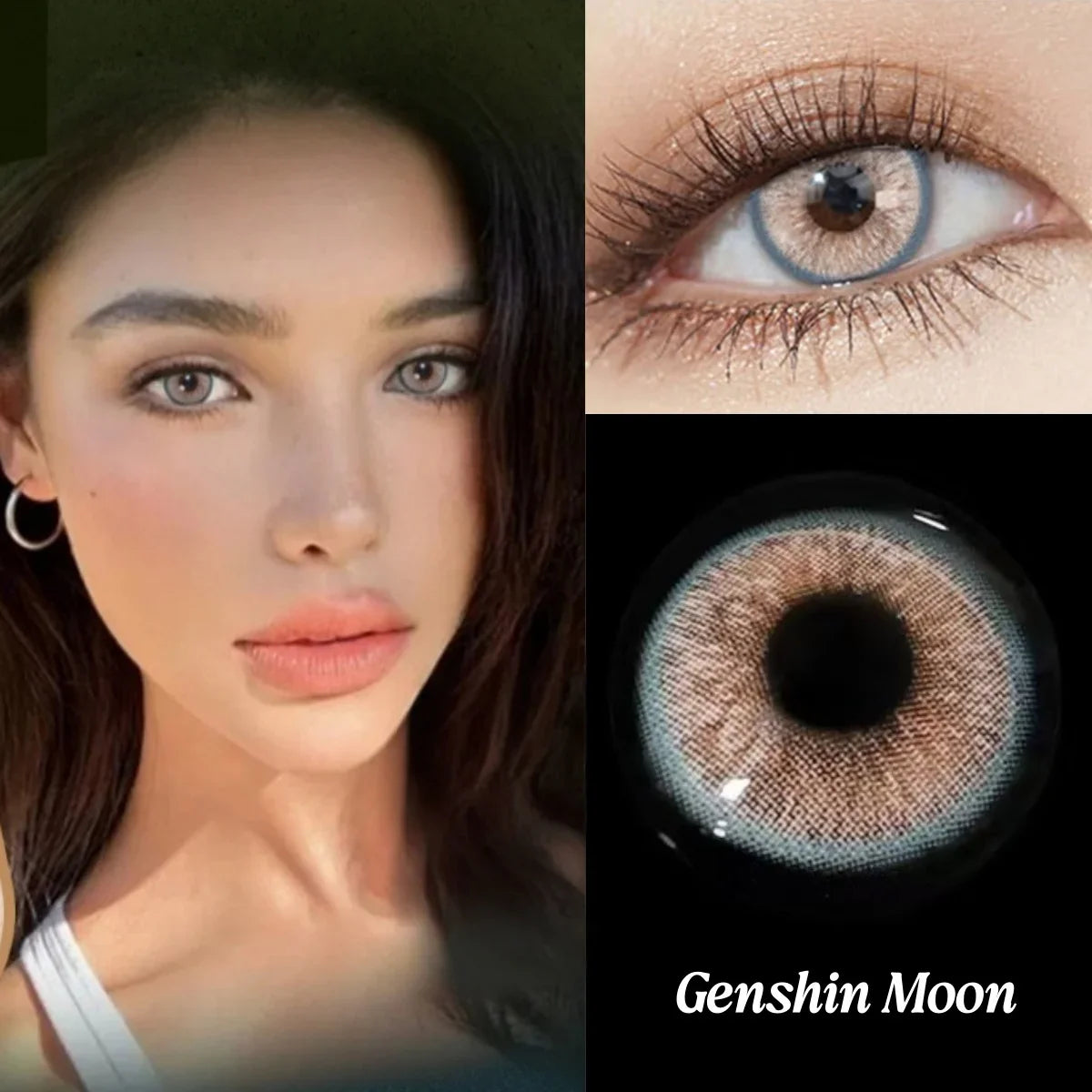 14.2mm Yearly Disposal Colored Contact Lenses Enlarging Effect Soft Lens For Daily Makeup Eye Contacts