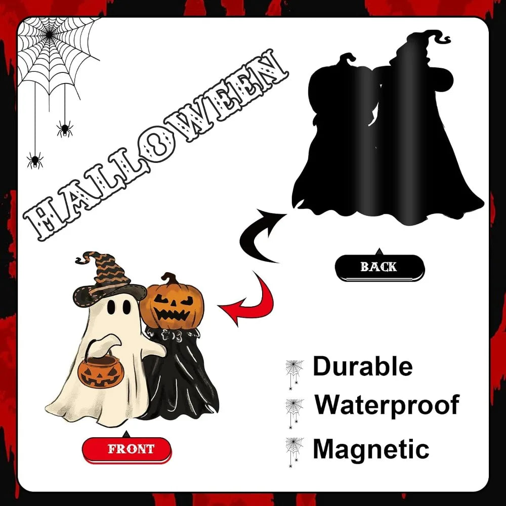 Halloween Garage Door Stickers Car Decals for Family Party Decor Garage Door Vehicle Wall Decorations Easy Application