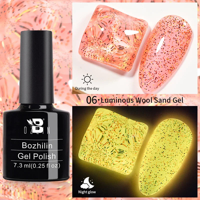 7.5ml Golden Gradient Cat Eye Nail Polish Gel Phototherapeutic Gel Soak Off Nail Magnetic Gel Polish Nail Art DlY