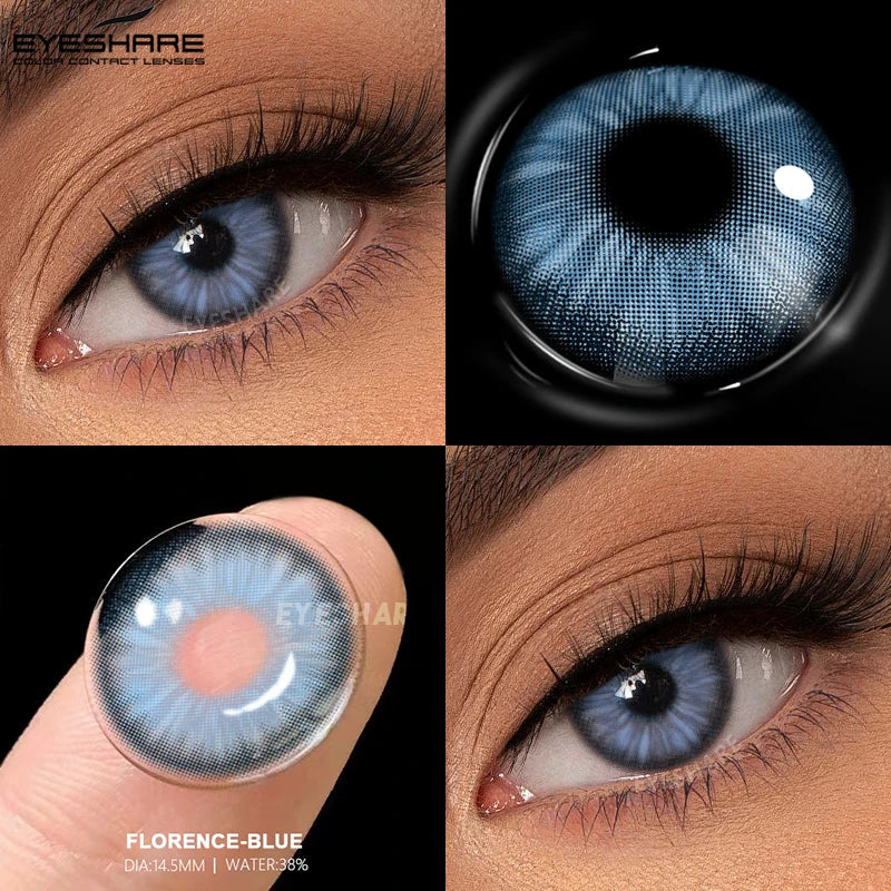 1pair Brown Color Contact Lenses Gray Fashion Lenses Brown Colored Lens Gray Beauty Pupils purple Softlenses eye makeup