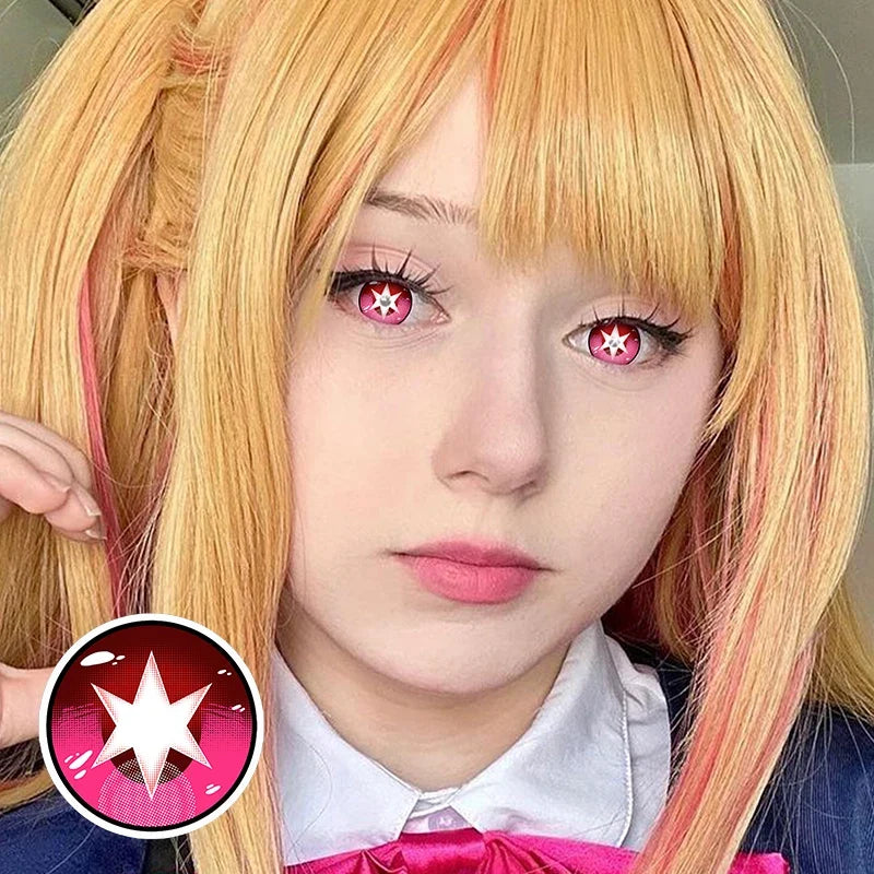 Red Cosplay Contact Lenses for Eyes Halloween Lenses Anime Lense Lenses Anime Accessories 2PCS