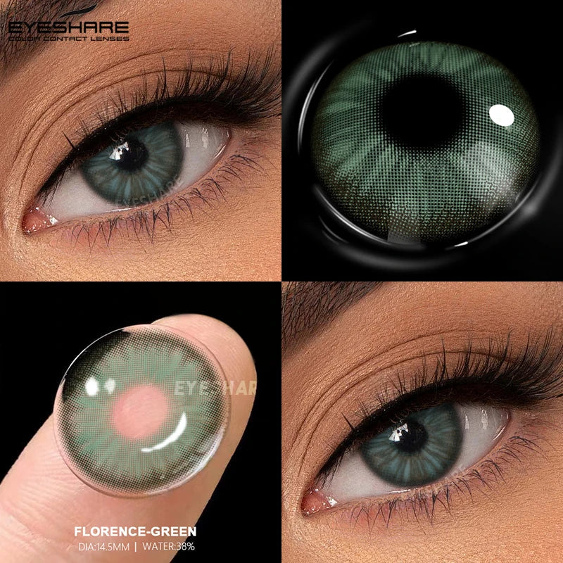 1pair Brown Color Contact Lenses Gray Fashion Lenses Brown Colored Lens Gray Beauty Pupils purple Softlenses eye makeup