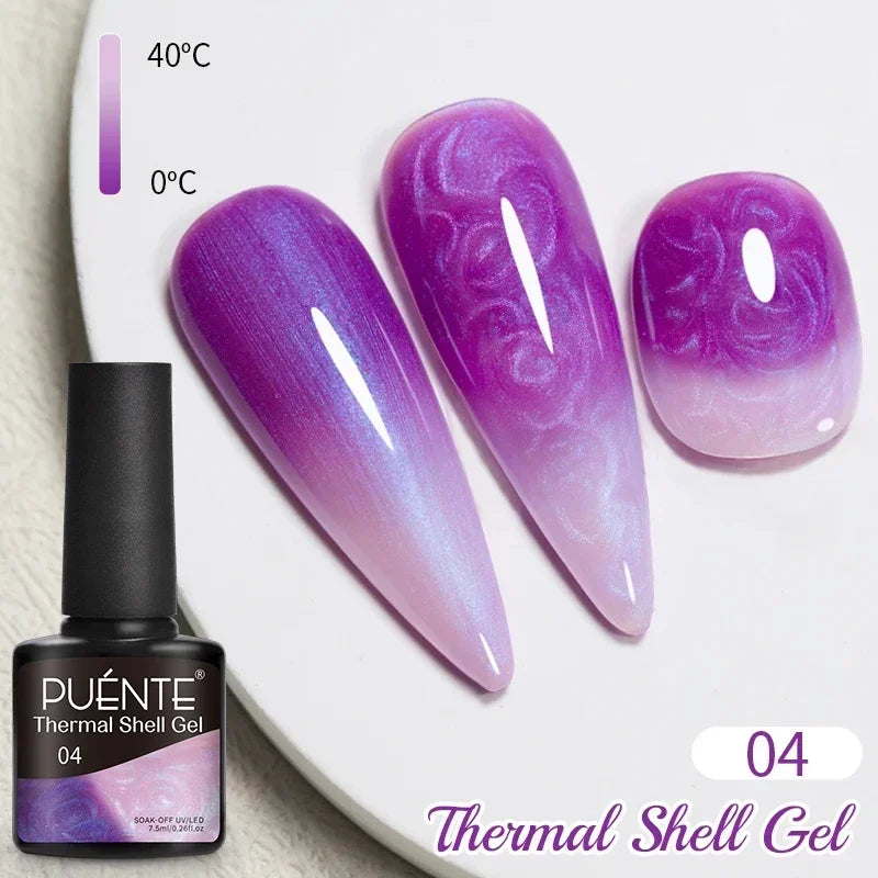 7.5ML Amber Moonlight Cat Magnetic Gel Nail Polish WaterLight Cat Eye Gel Soak Off Semi-Permanent Nail Art Varnish For Manicure