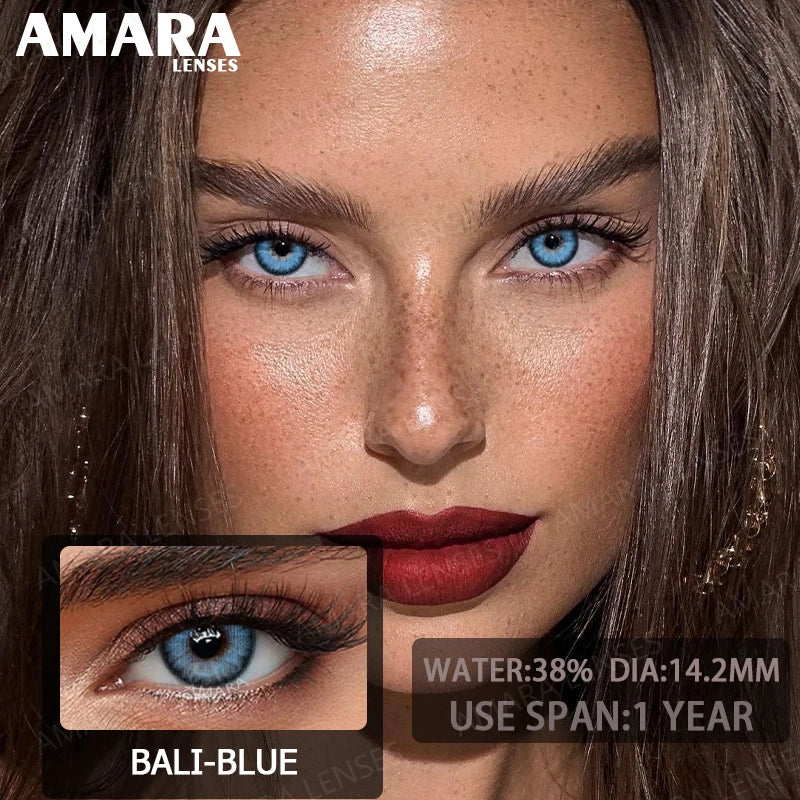 1 pair Colored Contact Lenses Natural Look Green Lenses Gray Contact color Lenses Beauty Pupil Eye Cosmetics Yearly Use