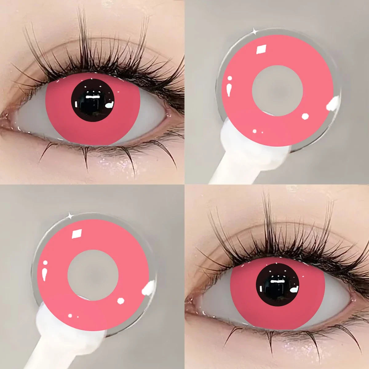1 Pair Red Vampire Halloween Cosplay Contact Lenses for Eyes Beauty Fashion Red lense Blue Lenses Green Eye Contact