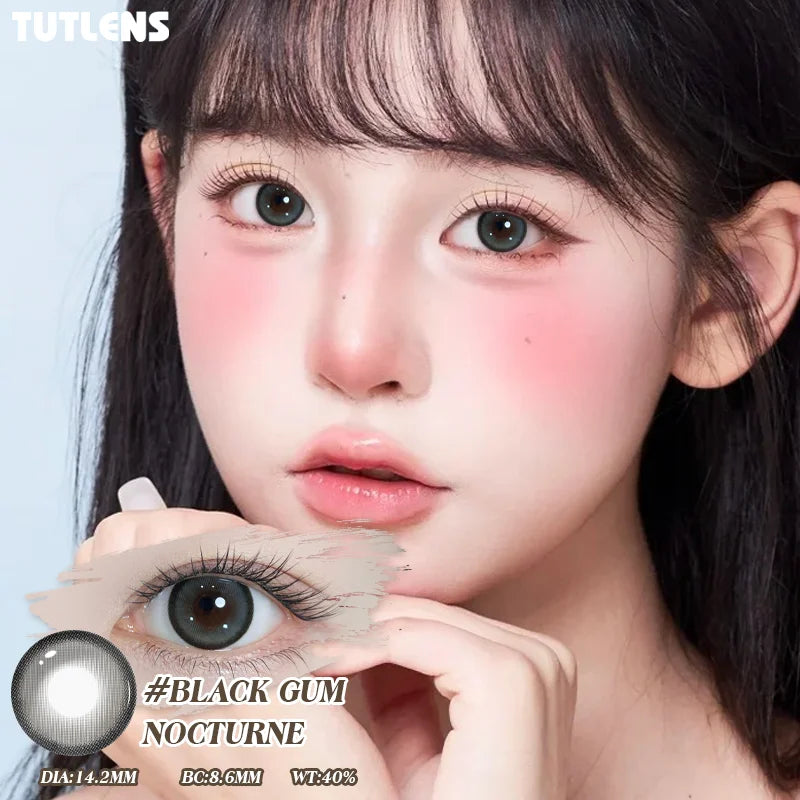 2PCS Mixed Color Cosmetic Contact Lenses, Half Year Wear
