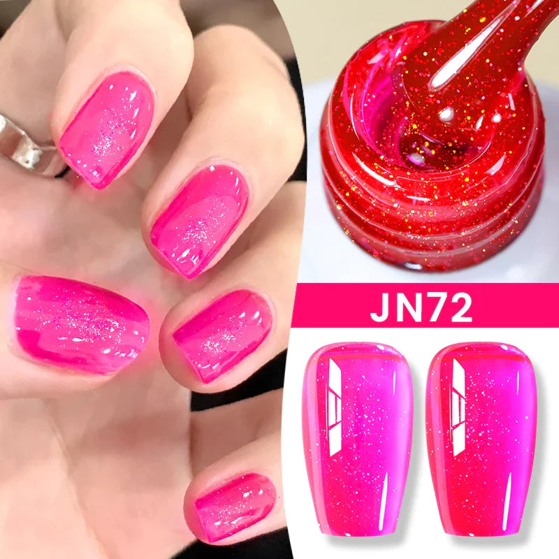 10ml Purple Red Series Gel Nail Polish Winter Dark Purple Nail Art Varnish Semi Permanent Soak Off UV LED Gel