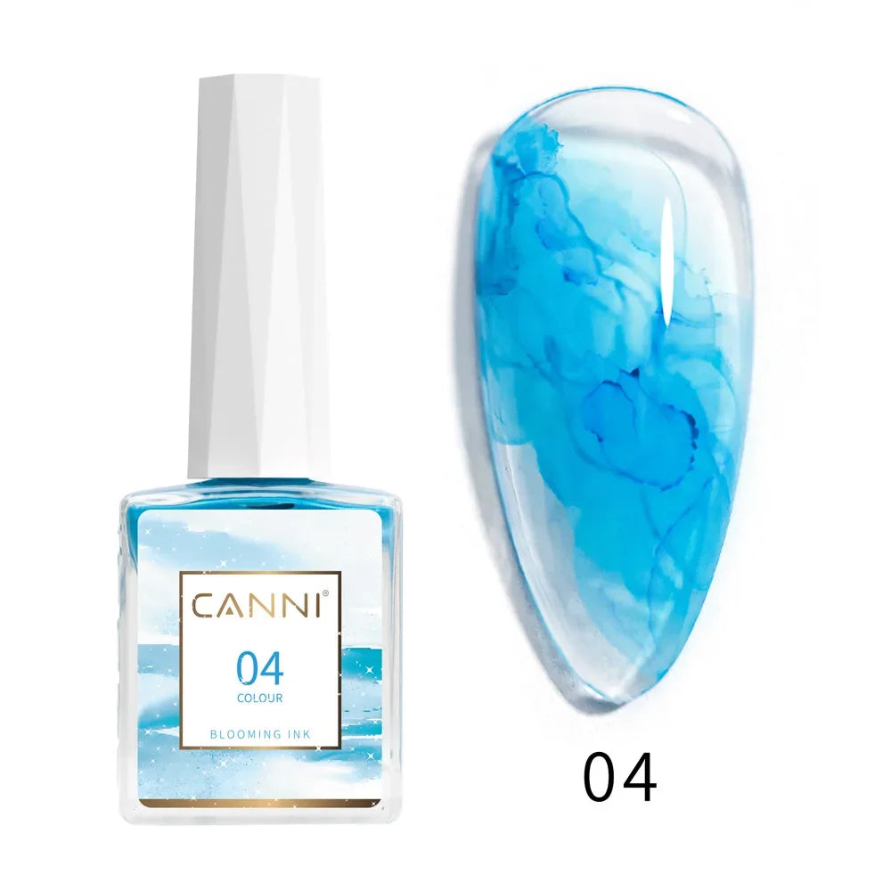 9ml Blooming Nail Polish Air Dry Watercolor Marble Gel Nail Liquid Venalisa Smoke Bubble Varnish Gradient Painting Ink