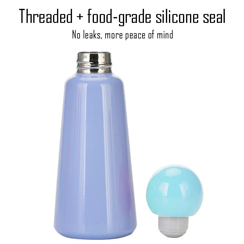 500ML INS Thermos Cup For Childrens Double Stainless Steel Vacuum Flasks Outer Camping Sports Drinkware Student's WATER BOTTLE
