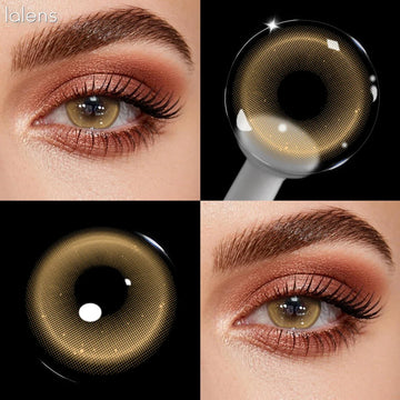 14.2mm Half Yearly Colored Contact Lenses Multichrome Natural Anime Cosplay Contacts for Daily Eye Beauty