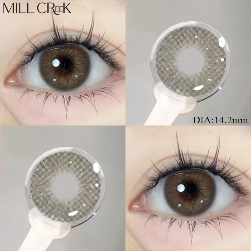 1 Pair Colored Contact Lenses Prescription Contact Lenses Cosmetics Eye Color Lens Fashion Beauty Pupil Fast Shipping