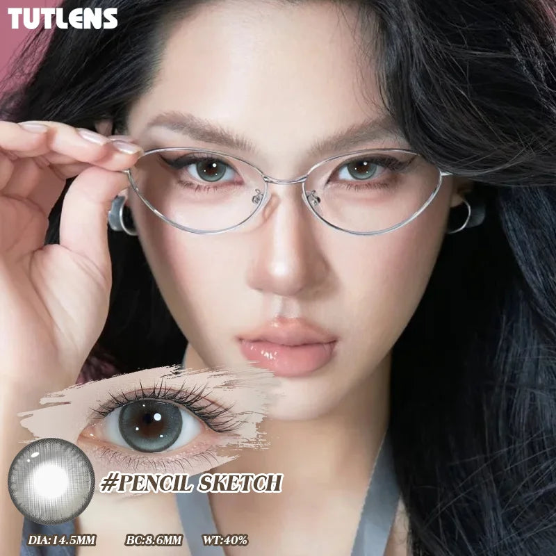 Mixed Tricolor Half-Year Contacts 2 Pack