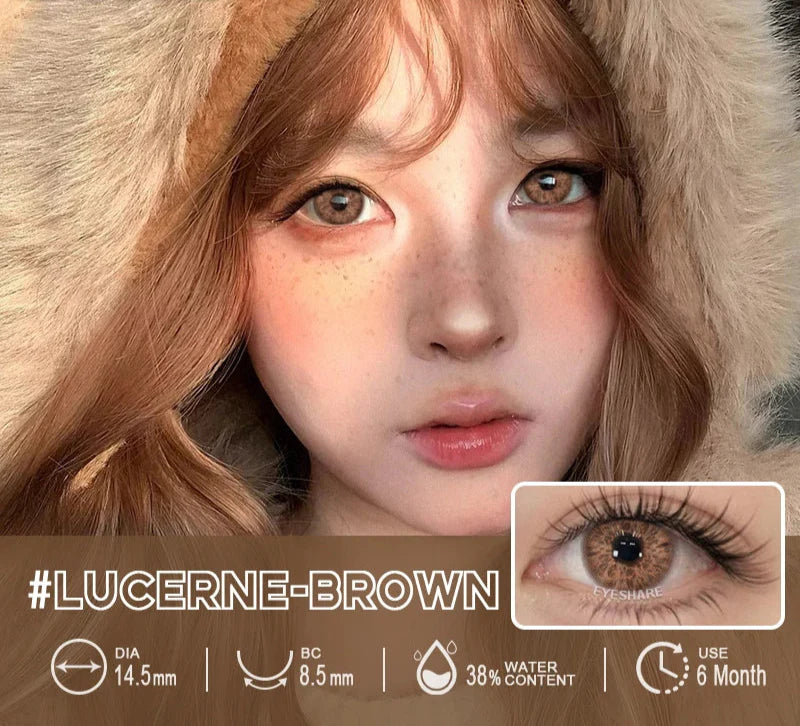 1 Pair Brown color Contact Lenses for Eyes Blue Lenses Gray contact Lenses eye makeup Eye Cosmetics