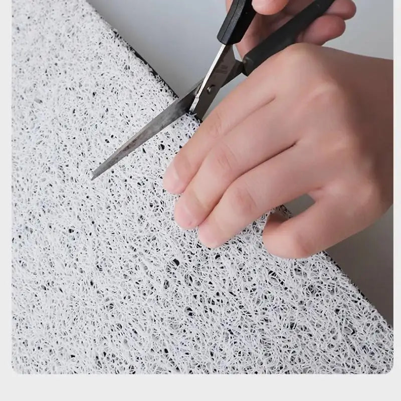 Simple Designed Wire Loop Welcome Entryway Door Mat Absorbent Dirt Resist Non-Slip Backing Doormat For Front Door Decor