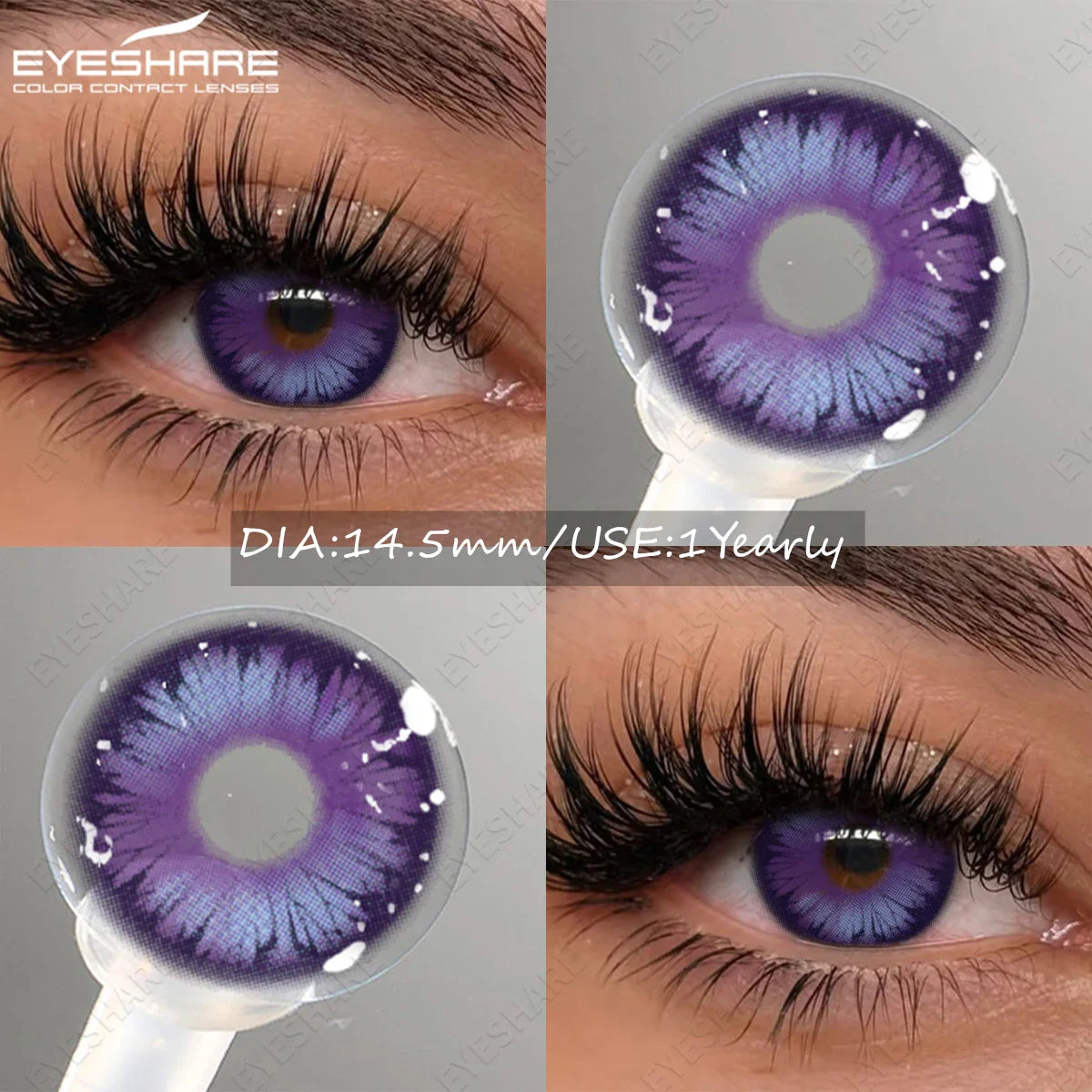 Color Contact Lenses for Halloween Vampire Cosplay Cosmetic Contact Lens Anime Lenses with Red Pupils for Parties Year