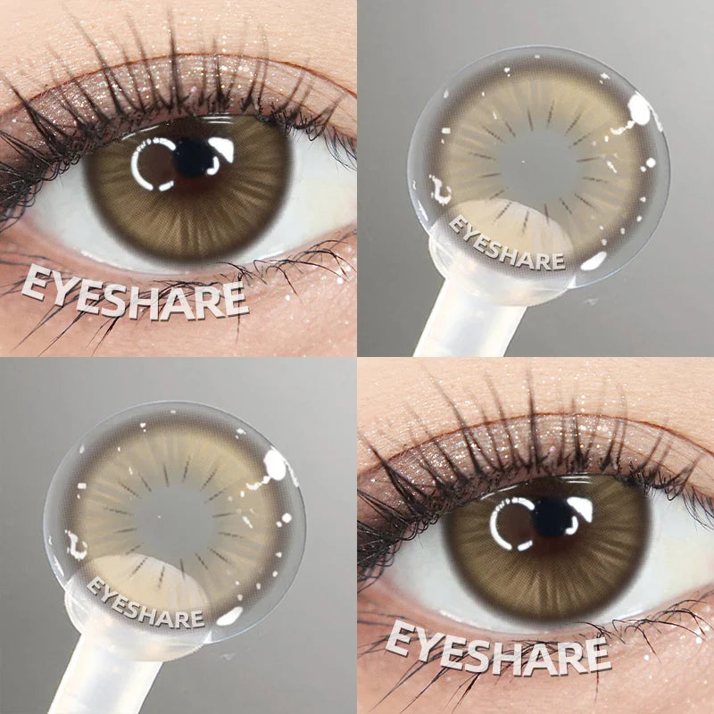 1 Pair Brown color Contact Lenses for Eyes Blue Lenses Gray contact Lenses eye makeup Eye Cosmetics