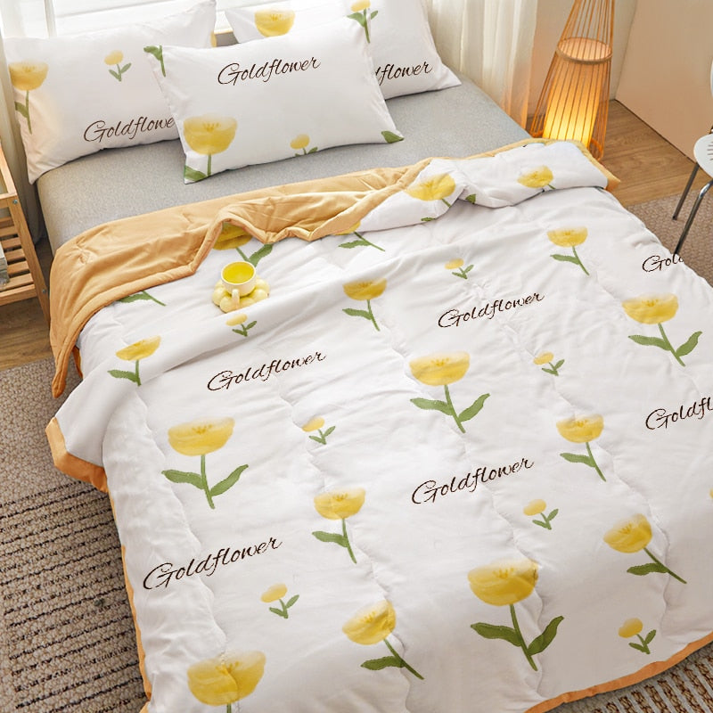 Summer Ice Cool Thin Quilt Comforter Soft Air conditioning Quilt/Duvet/Blanket Bed duvets 150 single bed quilt