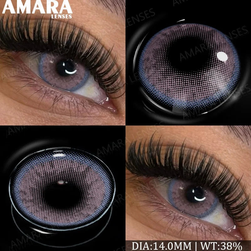 Fashion Colored Contact Lenses Natural Brown Eye Lens Gray Contact Eye Lenses Blue Lenses Contacts for Dark Eyes